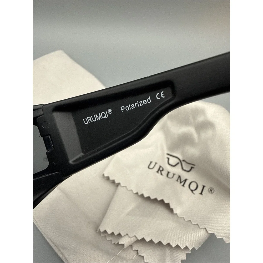 URUMQI Sunglasses Fit Over Glasses Polarized 100% UV Protection Wrap-Case/Cloth
